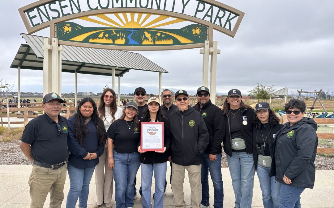 On September 20, the Center for Community Advocacy (CCA) staff and volunteers joined community members and local partners for the Grand Opening of the Ensen Community Park Restoration Area in Salinas.